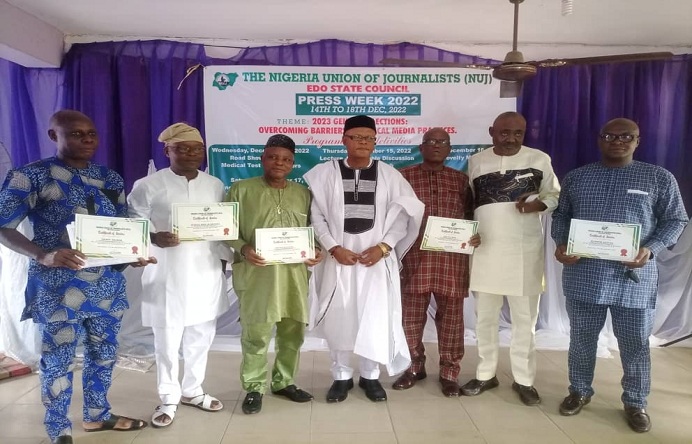 One Year Anniversary: Leadership of Edo NUJ Received Commendations